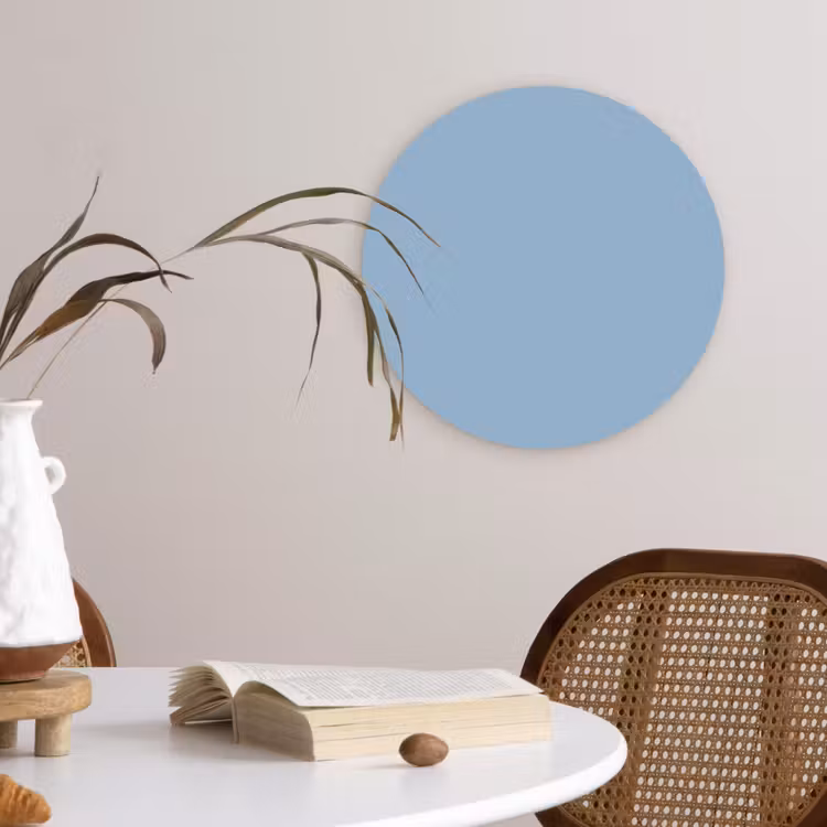 Muurcirkel - Dusty - Denim - Blauw — 4