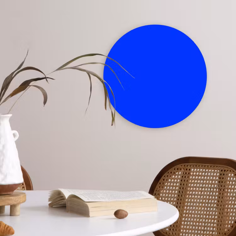 Muurcirkel - Electric - Blue - Blauw — 4