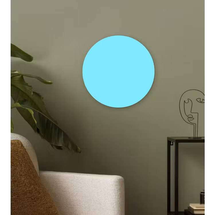 Muurcirkel - Electric - Cyan - Blauw — 3