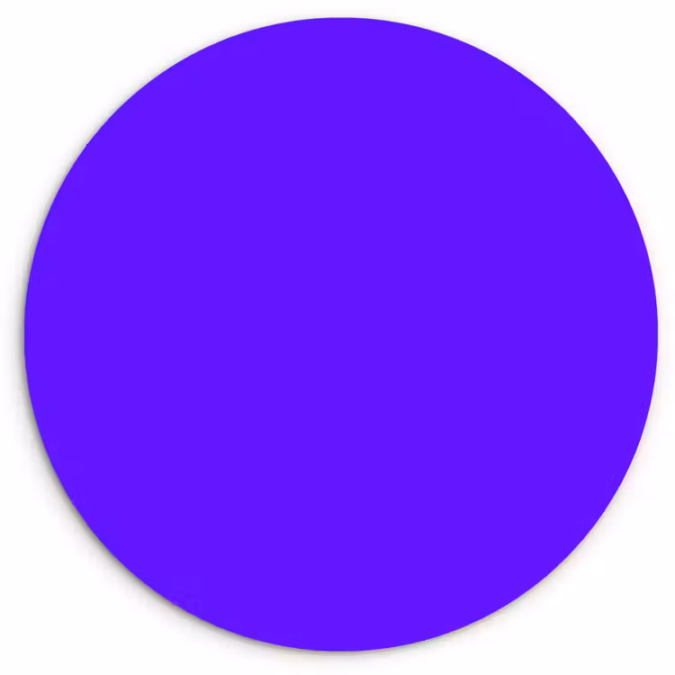 Muurcirkel - Electric - Indigo - Paars — 1