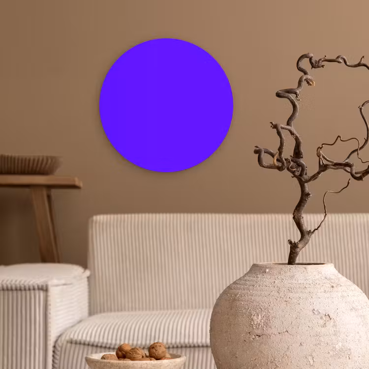 Muurcirkel - Electric - Indigo - Paars — 2