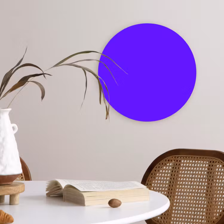 Muurcirkel - Electric - Indigo - Paars — 4