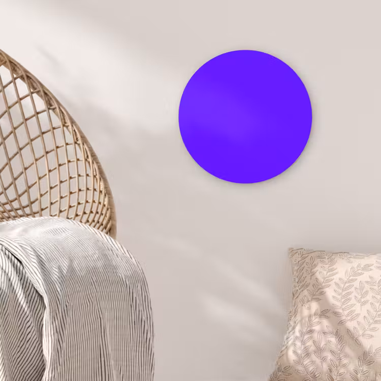 Muurcirkel - Electric - Indigo - Paars — 5