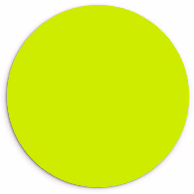 Muurcirkel - Electric - Lemon - Geel — 1