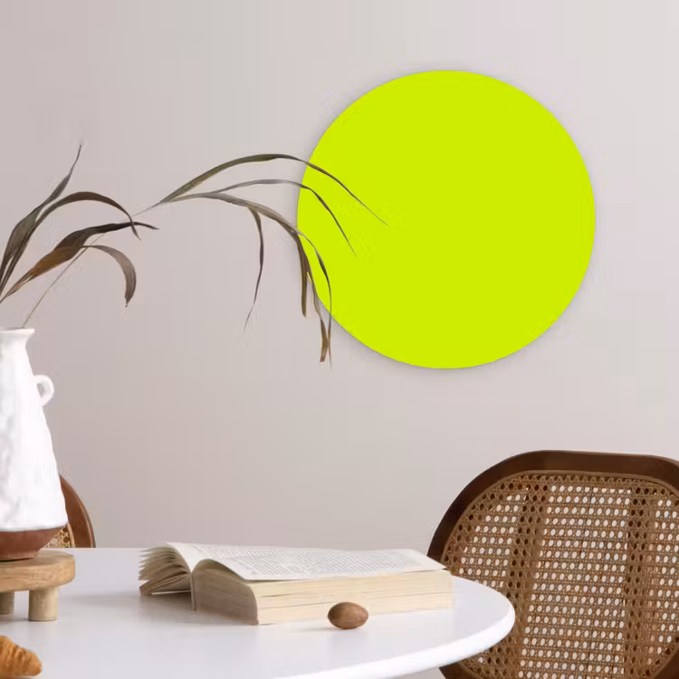 Muurcirkel - Electric - Lemon - Geel — 4