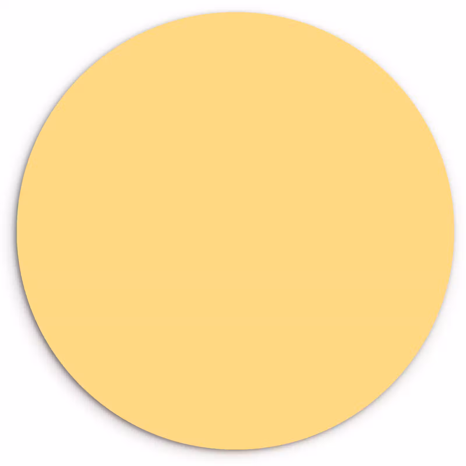 Muurcirkel - Butter - Geel - Yellow — 1