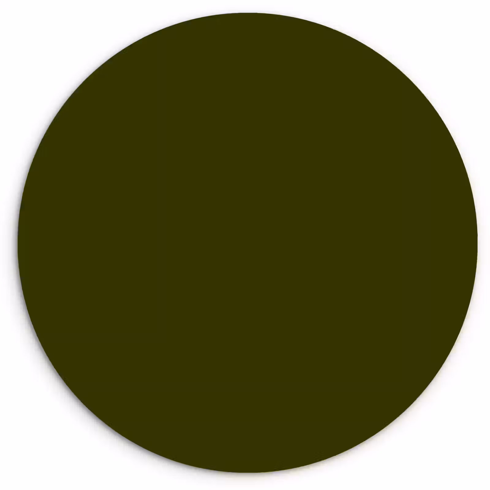 Muurcirkel - Dark - Olive - Groen — 1