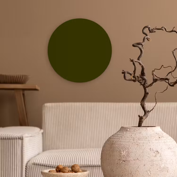 Muurcirkel - Dark - Olive - Groen — 2