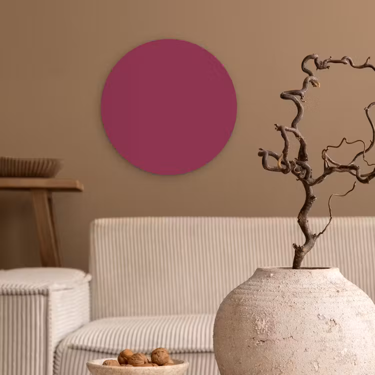 Muurcirkel - Deep - Rasberry - Rood — 2