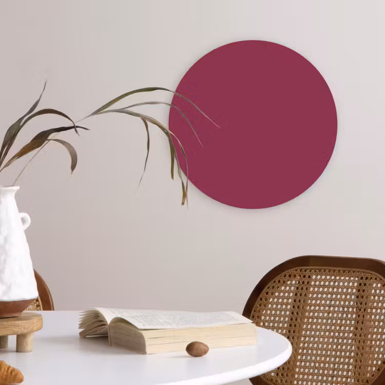 Muurcirkel - Deep - Rasberry - Rood — 4