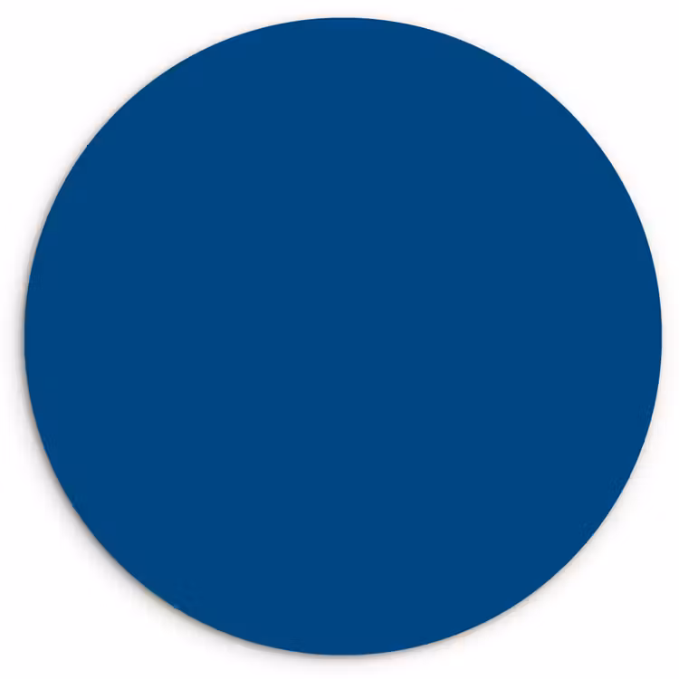 Muurcirkel - Free - Groove - Blauw — 1
