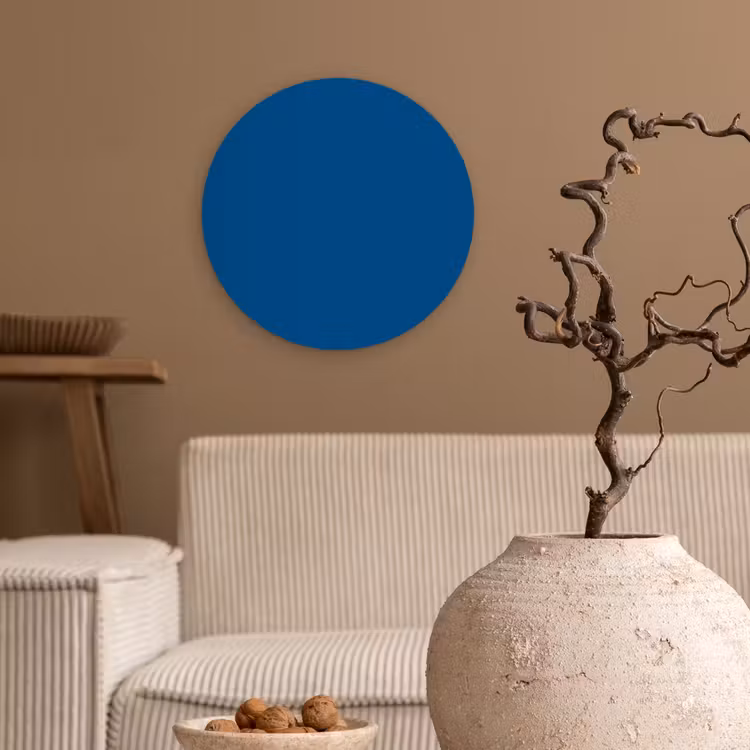 Muurcirkel - Free - Groove - Blauw — 2