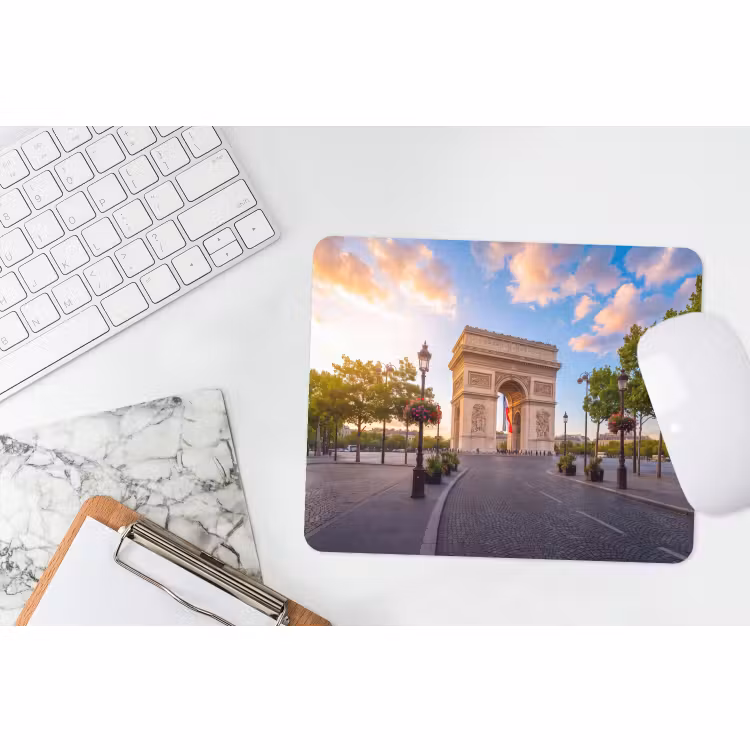 Muismat - Monument - Parijs - Zonsondergang - Architectuur - Goud — 2