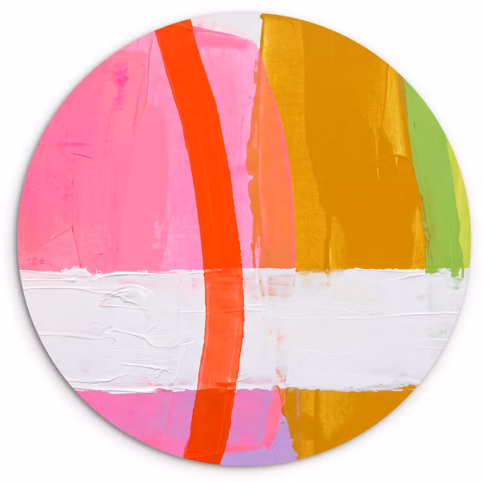 Muurcirkel - Abstract - Kleurrijk - Vormen - Modern - Kunst — 1
