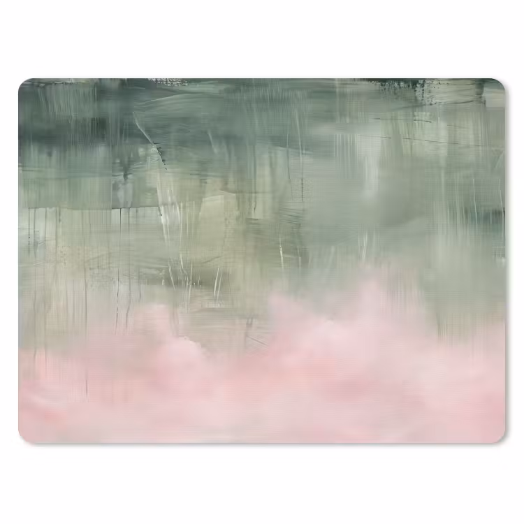 Muismat - Kunst - Abstract - Modern - Groen - Roze — 1