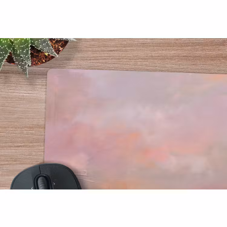Muismat - Landschap - Zonsondergang - Abstract - Modern - Roze — 4
