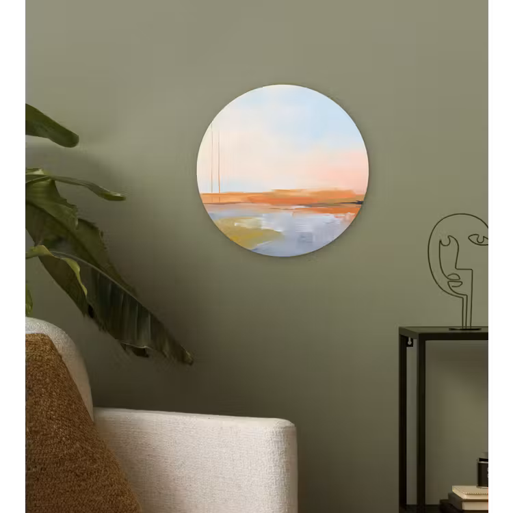 Muurcirkel - Abstract - Landschap - Horizon - Modern - Kleurrijk — 3