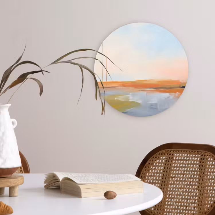 Muurcirkel - Abstract - Landschap - Horizon - Modern - Kleurrijk — 4