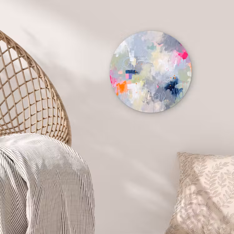 Muurcirkel - Abstract - Kleurrijk - Modern - Kunst — 5
