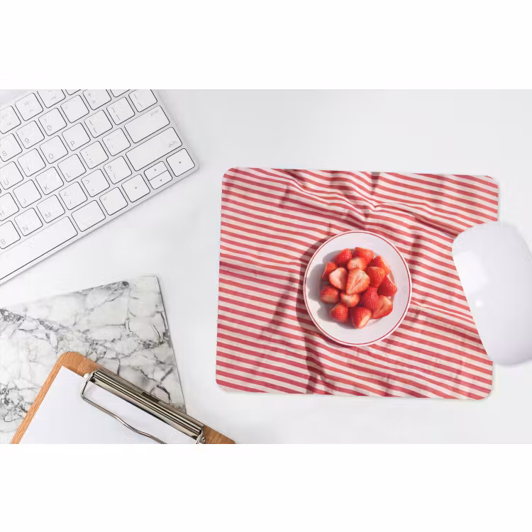 Muismat - Eten - Aardbeien - Fruit - Zomer - Rood — 2