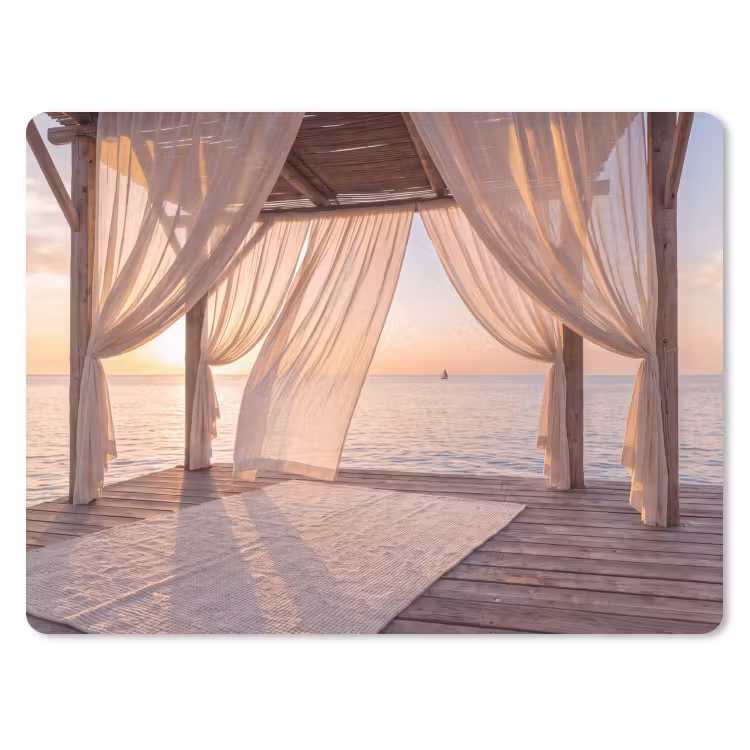 Muismat - Overkapping - Zee - Zonsondergang - Vakantie - Rust — 1