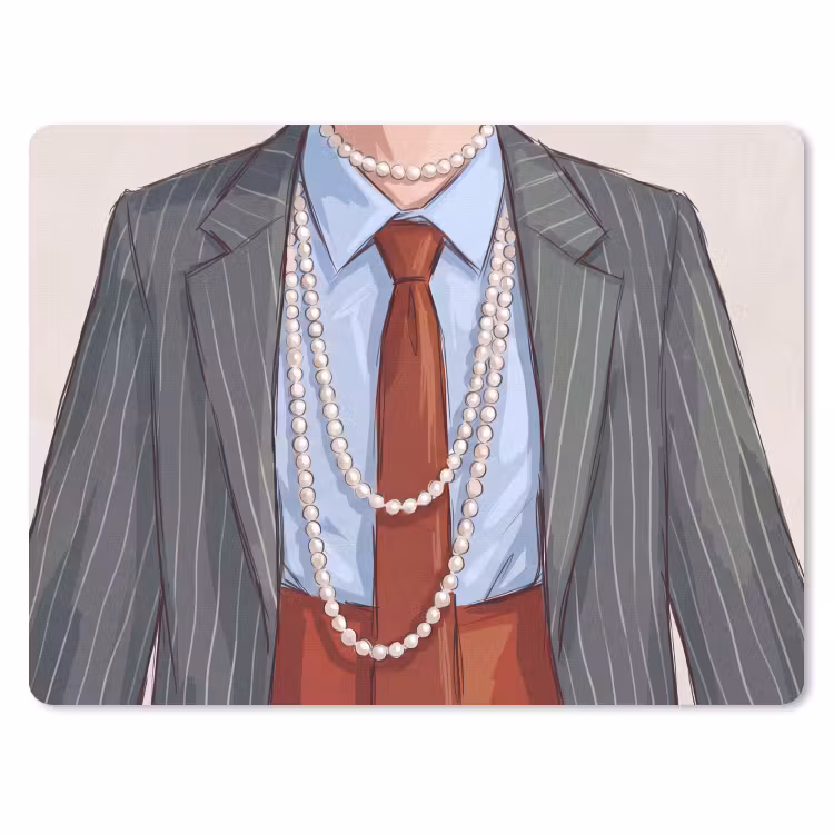 Muismat - Kleding - Strik - Parels - Klassiek - Mode — 1