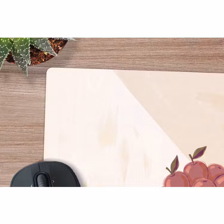 Muismat - Eten - Schaal - Stilleven - Modern - Rood — 4