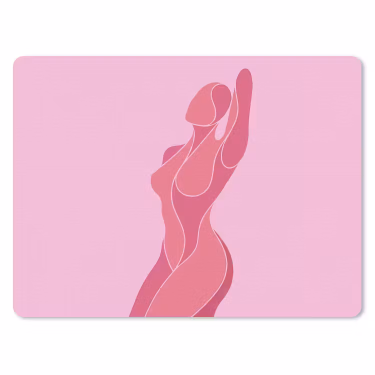 Muismat - Vrouw - Lichaam - Abstract - Roze — 1