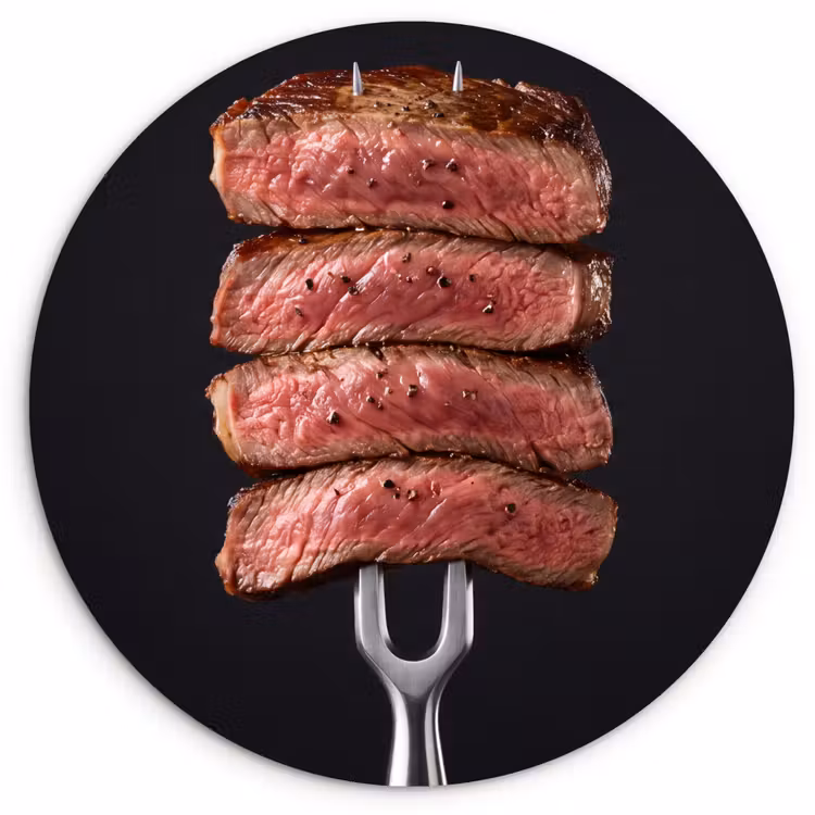 Muurcirkel - Eten - Rosé - Vork — 1