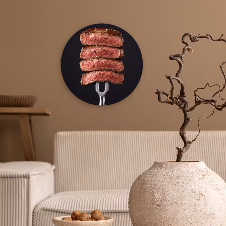 Muurcirkel - Eten - Rosé - Vork — 2