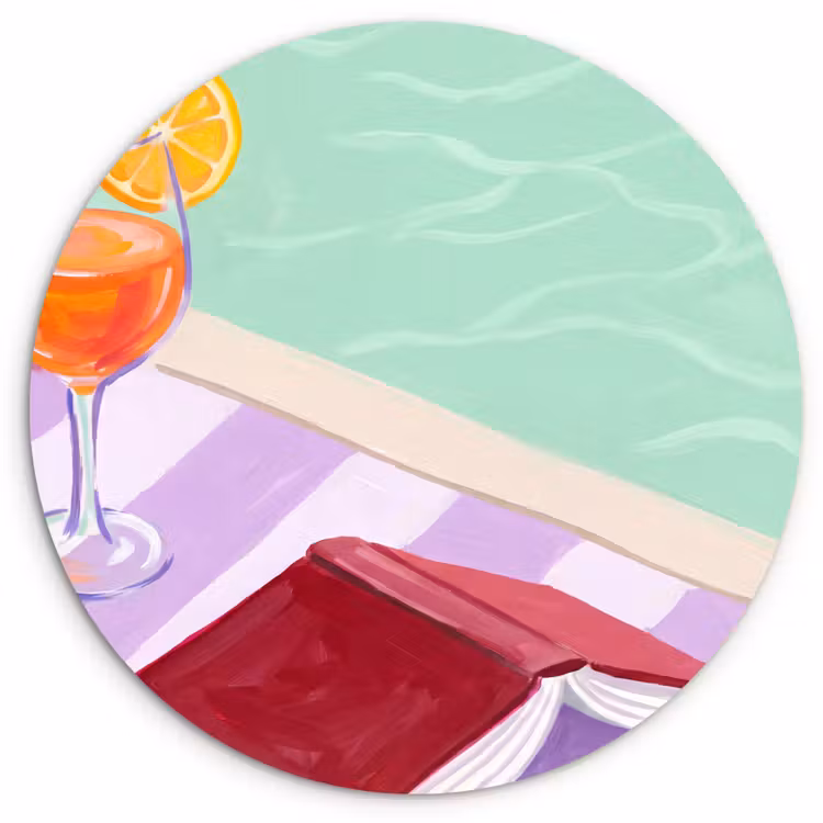 Muurcirkel - Cocktail - Zwembad - Zomer — 1