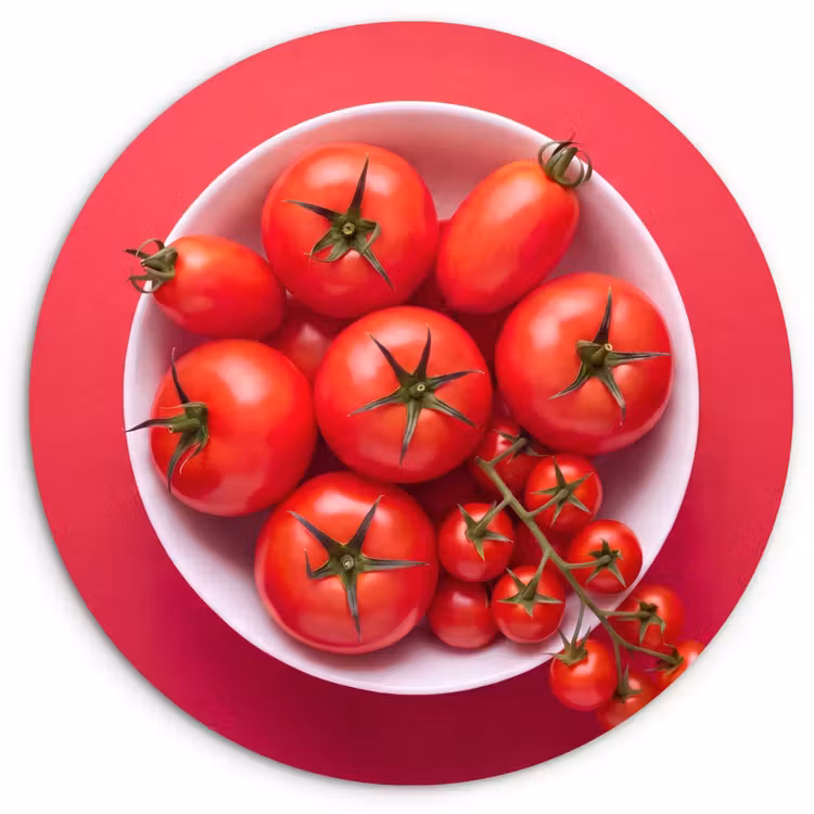 Muurcirkel - Eten - Kom - Rood — 1