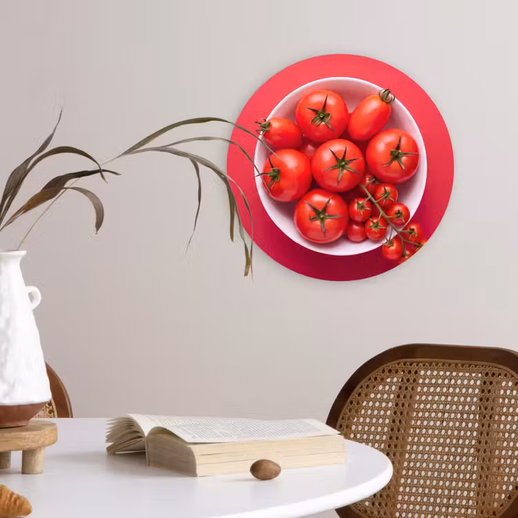 Muurcirkel - Eten - Kom - Rood — 4
