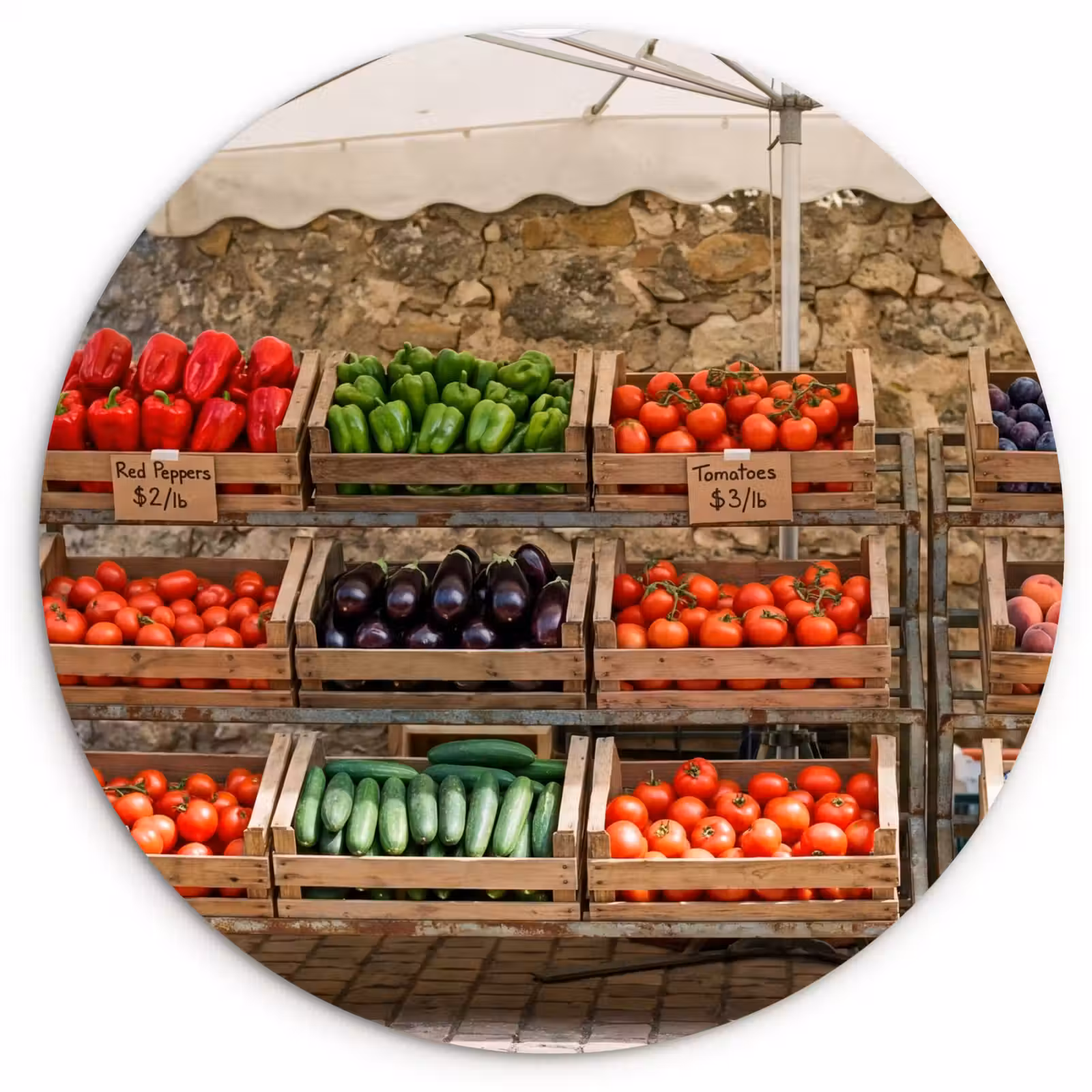 Muurcirkel - Eten - Markt - Vers — 1