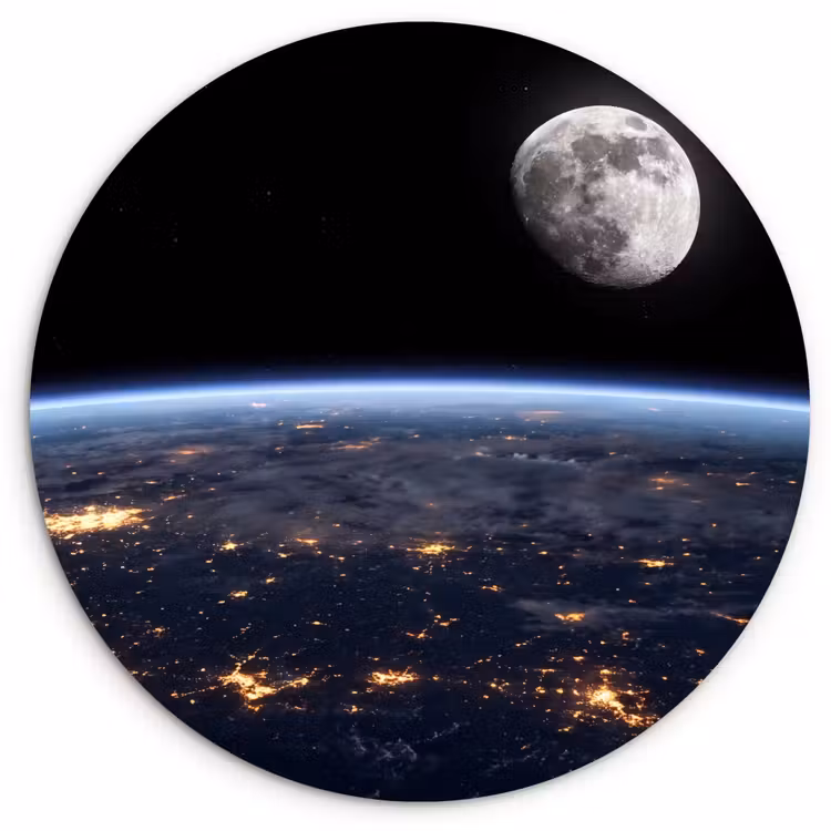 Muurcirkel - Aarde - Nacht - Ruimte — 1