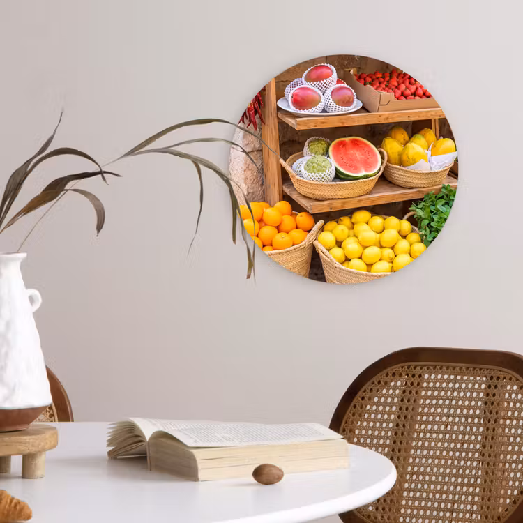 Muurcirkel - Fruit - Markt - Vers — 4