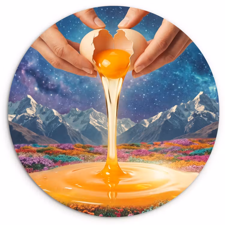 Muurcirkel - Handen - Ei - Surrealisme — 1