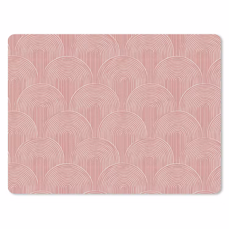 Muismat - Oudroze - Bogen - Deco - Lijnen — 1