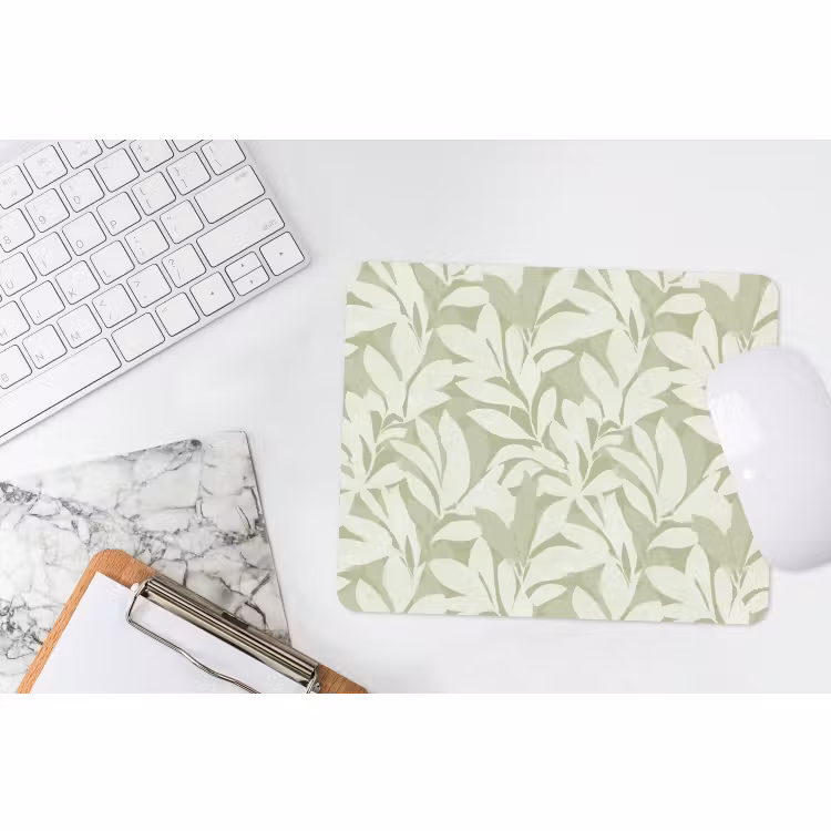 Muismat - Saliegroen - Botanisch - Minimalistisch - Patroon — 2