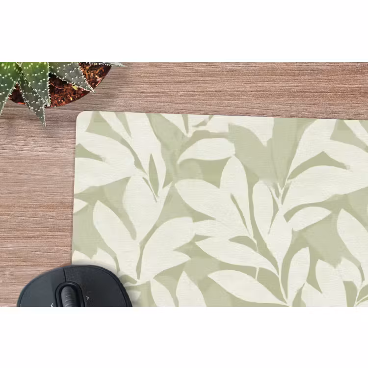 Muismat - Saliegroen - Botanisch - Minimalistisch - Patroon — 4