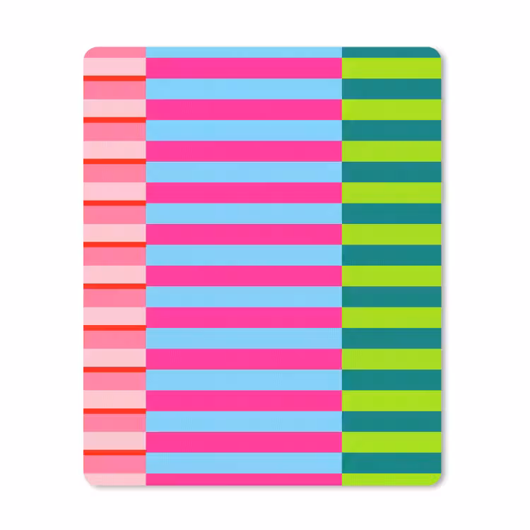 Muismat - Patroon - Strepen - Modern - Abstract - Kleurrijk — 1