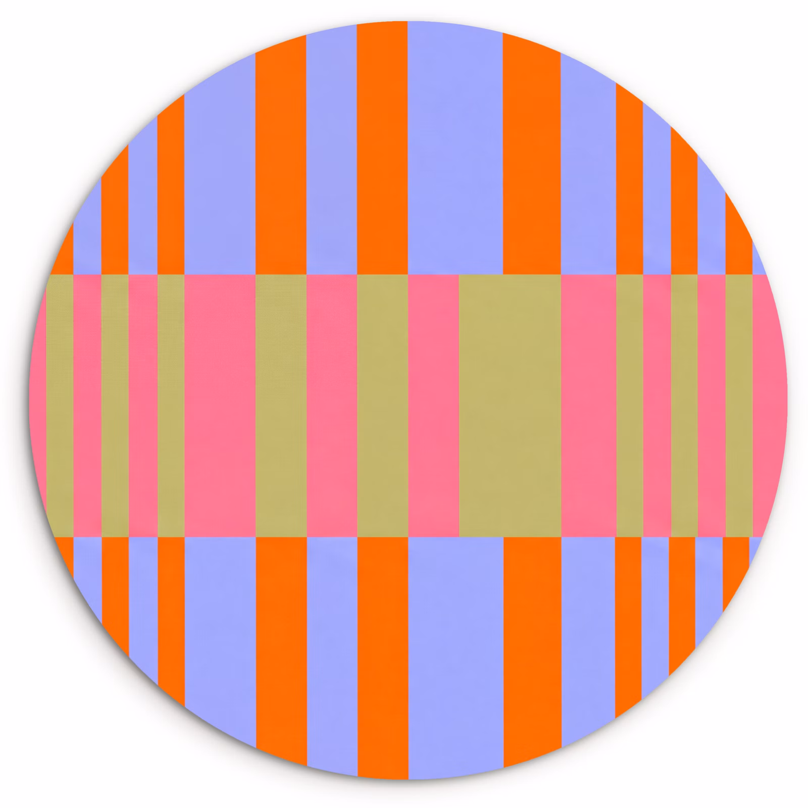 Muurcirkel - Abstract - Patroon - Geometrisch - Kleurrijk - Modern — 1