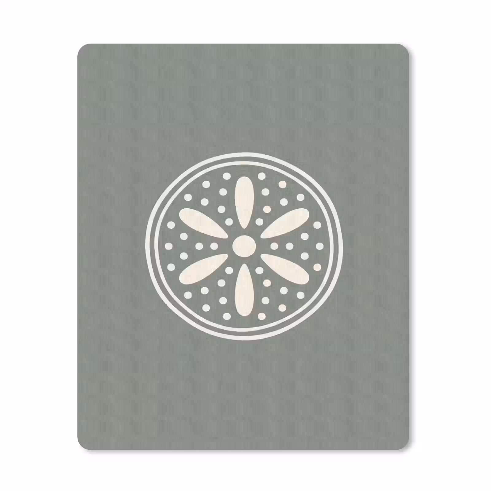 Muismat - Patroon - Cirkel - Abstract - Groen - Decoratie — 1