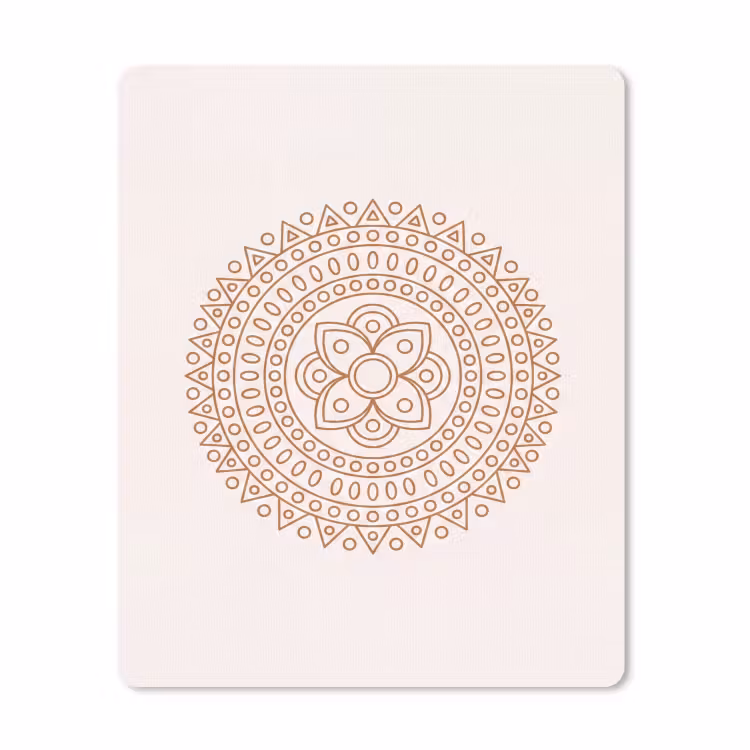 Muismat - Mandala - Geometrisch - Abstract - Oosters - Bruin — 1