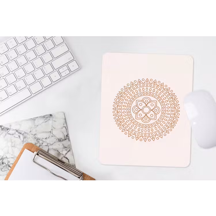 Muismat - Mandala - Geometrisch - Abstract - Oosters - Bruin — 4