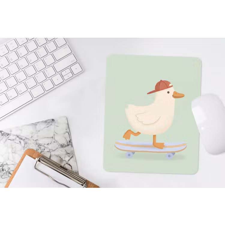 Muismat - Vogel - Skateboard - Dieren - Cartoon - Speels — 4