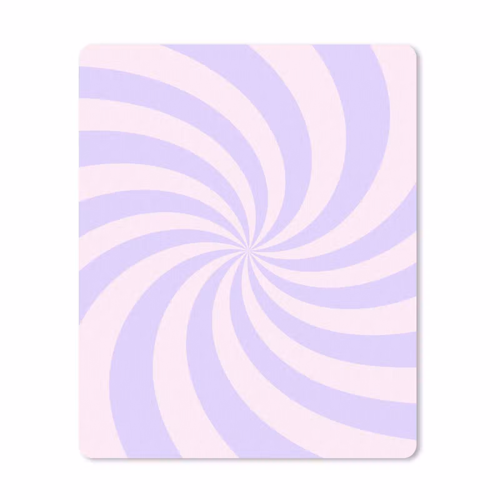Muismat - Patroon - Spiraal - Abstract - Modern - Paars-Roze — 1