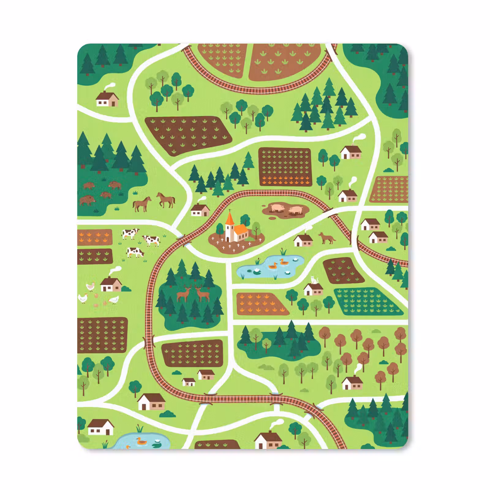 Muismat - Platteland - Dieren - Illustratie — 1