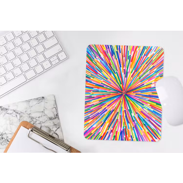 Muismat - Lijnen - Kleurrijk - Abstract — 4