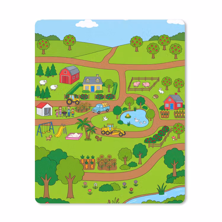 Muismat - Platteland - Dieren - Cartoon — 1